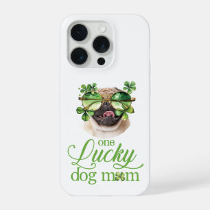 St Patrick's Day Dog Mum Funny Custom Photo  iPhone 15 Pro Case
