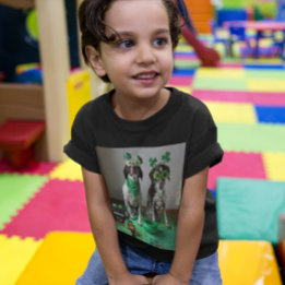 St. Patrick's Day Dogs Party Toddler Dark T-Shirt