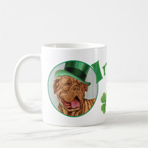 St. Patrick's Day Dogue de Bordeaux Coffee Mug