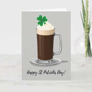 St Patricks Day Drink Card