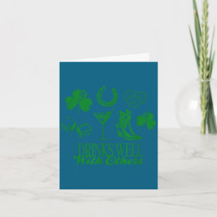 St patrick's day drinks well with others card