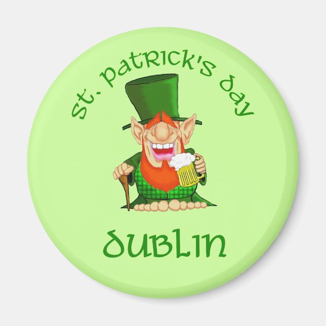 St Patrick's Day ~ Dublin Magnet (Front)