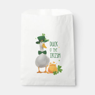 St. Patricks Day Duck o' the Irish Favour Bag