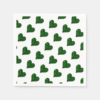 St. Patrick's Day Emerald Heart Napkin