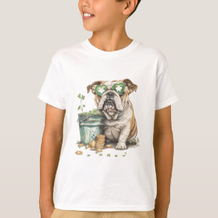 St. Patrick's Day English Bulldog T-Shirt
