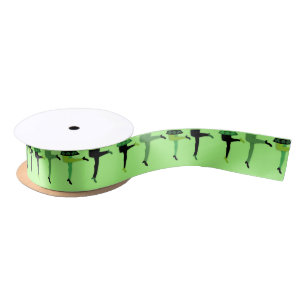 St Patrick's Day featuring Irish Stepdancers' Legs Satin Ribbon