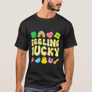 St Patricks Day Feeling Lucky Charm Irish Shamrock T-Shirt