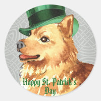 St. Patrick's Day Finnish Spitz