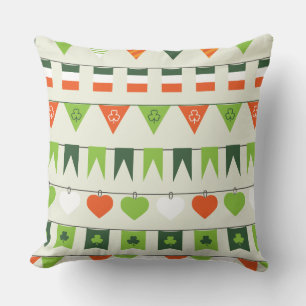 st patricks day flag cushion