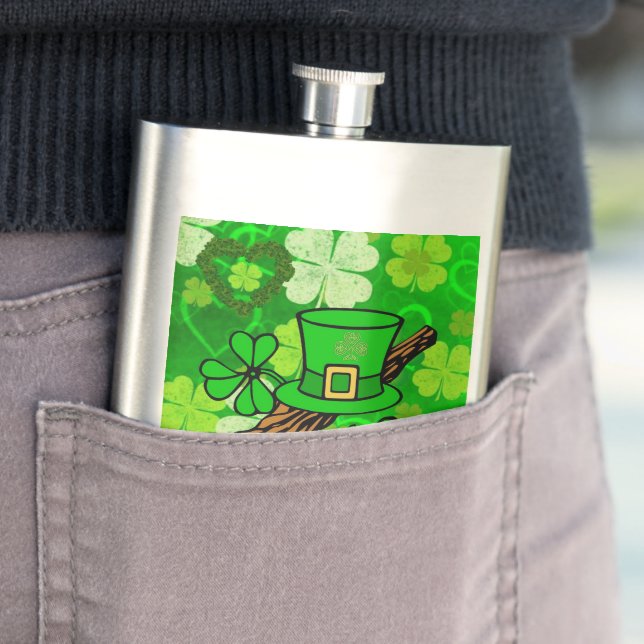 St. Patrick's Day Flask (In Situ)