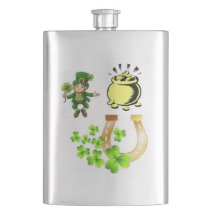 St. Patrick's Day Flask
