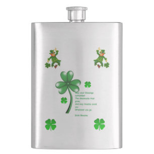 St. Patrick's Day Flask