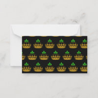 St. Patrick's Day Fleur De Lis Crown Royalty Xmas