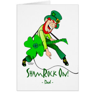 St. Patrick's Day for a Rock Star Dad, Shamrock On