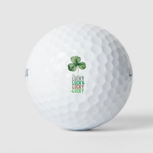 St. Patrick's Day for Golfer  lucky Golf Balls
