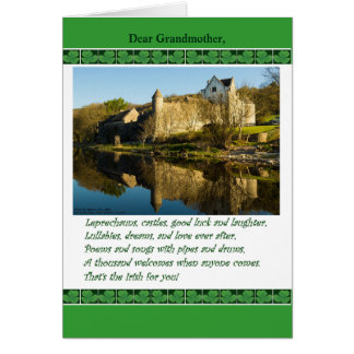 St. Patrick's Day for Grandmother, Poem, Castle
