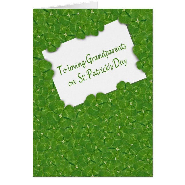 St.Patrick's Day for Grandparents (Front)