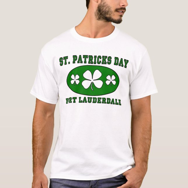 St. Patrick's Day - Fort Lauderdale T-Shirt (Front)
