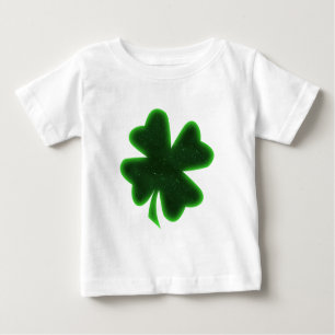 St. Patrick's Day Four Leaf Clover Baby T-Shirt