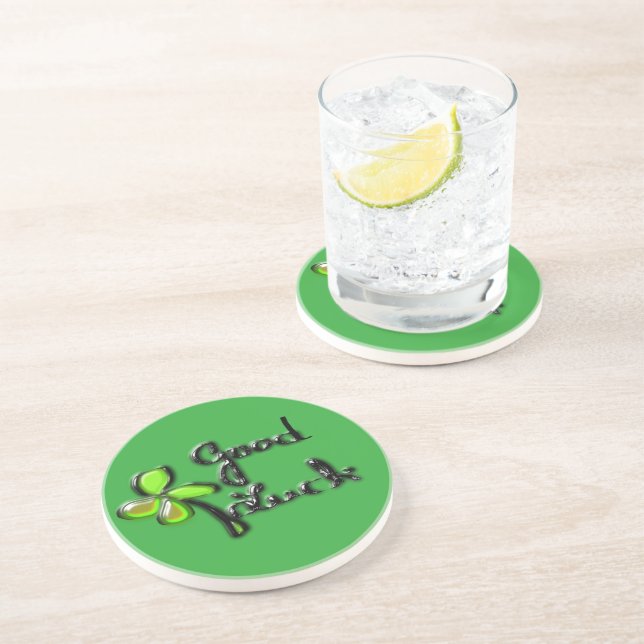 St. Patrick's Day  ‎Four-leaf clover Coaster (Side)