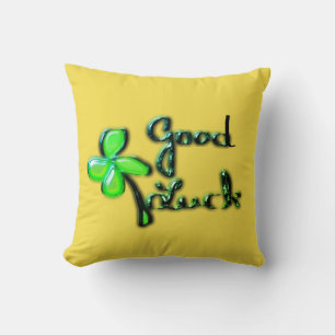 St. Patrick's Day Four-leaf clover Cushion