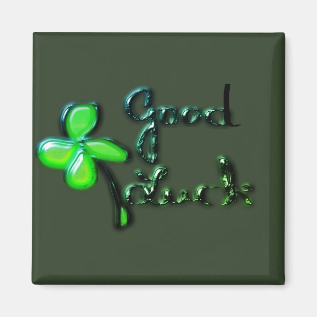 St. Patrick's Day  ‎Four-leaf clover Magnet (Front)