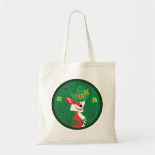 St. Patrick's Day Fox Tote Bag