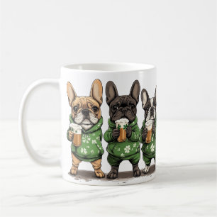 St. Patrick's Day French Bulldogs Coffee Mug