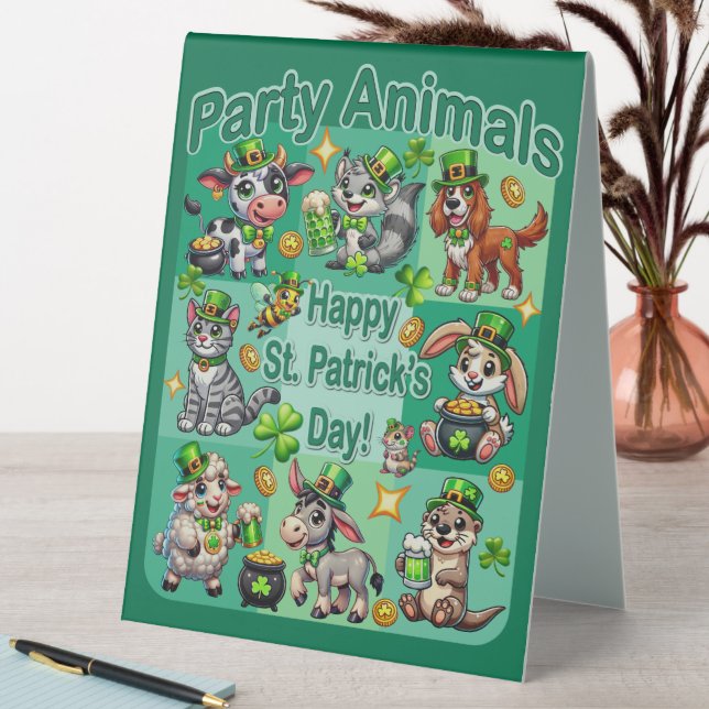St. Patrick's Day Fun and Adorable "Party Animals" (In SItu (Table))