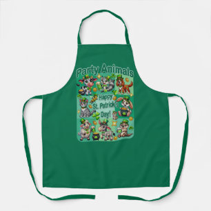 St. Patrick's Day Fun and Adorable "Party Animals" Apron