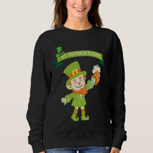 St Patrick's Day Fun Beer Drink Party Dublin Irlan Sweatshirt