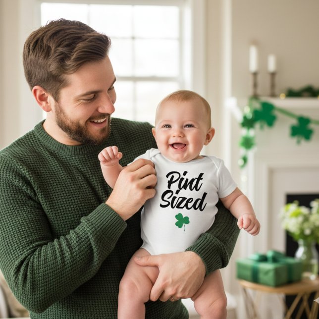 St. Patrick's Day Fun: Pint Sized  Baby Bodysuit (St. Patrick's Day Fun: Pint Sized Baby Bodysuit
)