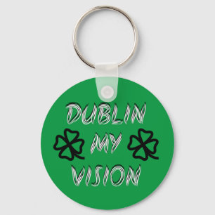 St. Patrick's Day Funny Humour Green Key Ring