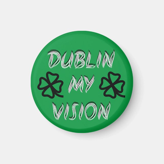 St. Patrick's Day Funny Humour Green Magnet (Front)