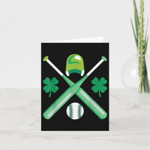 St Patricks Day Funny Irish Saint Paddy Baseball P Card