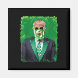 St Patricks Day Funny Irish Trump 47th President Magnet