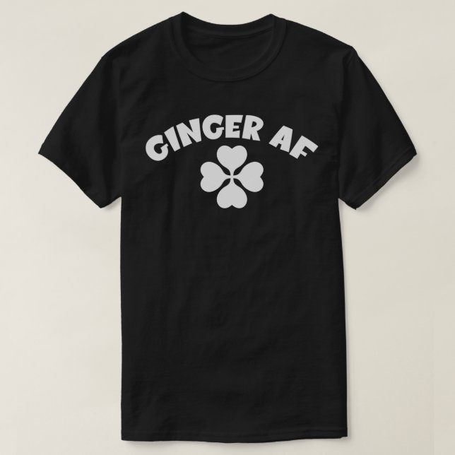 St Patricks Day Funny Punny Gingers Redhead Irish T-Shirt (Design Front)