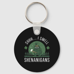 St Patricks Day Funny Shhh I Smell Shenanigans Pat Key Ring