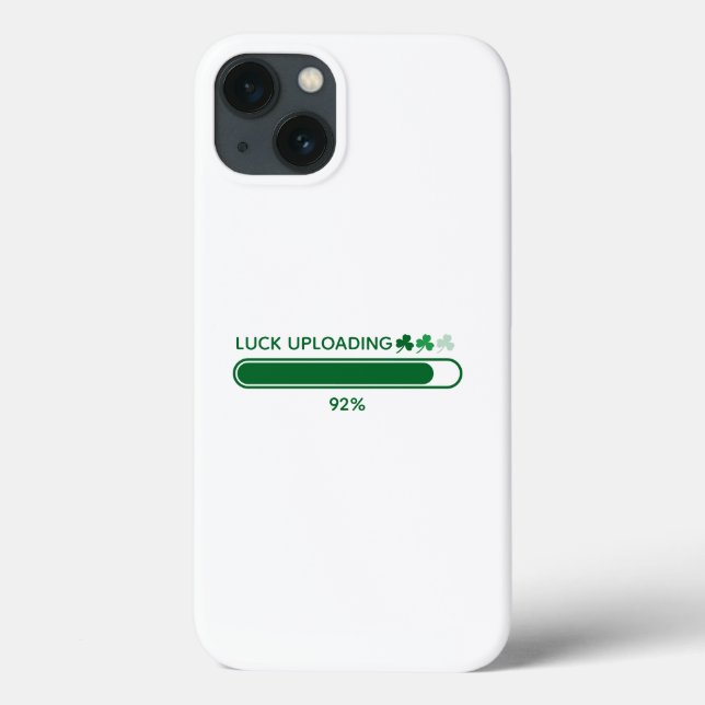 St. Patrick's day, funny text luck loading  Case-Mate iPhone Case (Back)