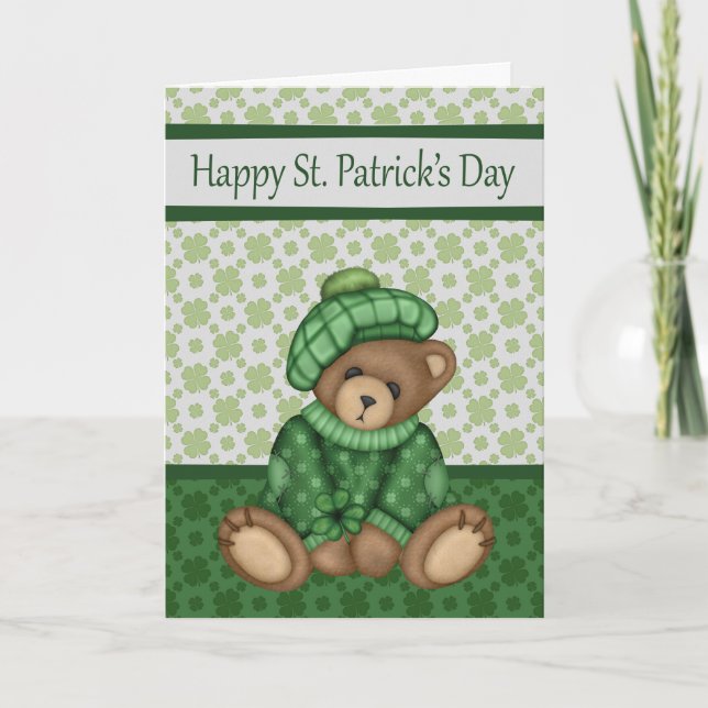 St. Patrick's Day, general greeting cards (Front)