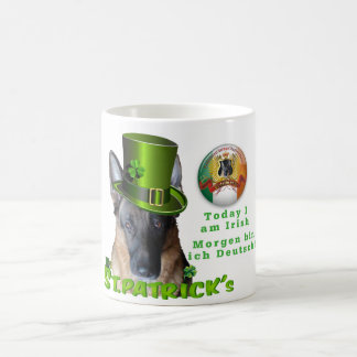 St. Patricks Day German Shepherd Coffee Mug