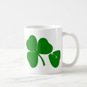St Patrick's Day - Get Lucky 3 + 1 leaves = 4 Coffee Mug
