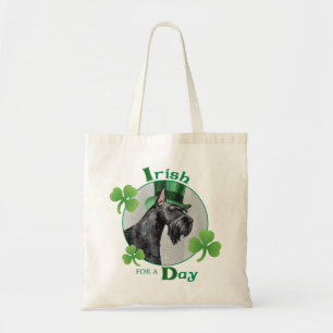 St. Patrick's Day Giant Schnauzer Tote Bag