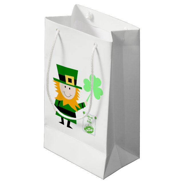 St. Patrick's Day Gift Bag (Front Angled)