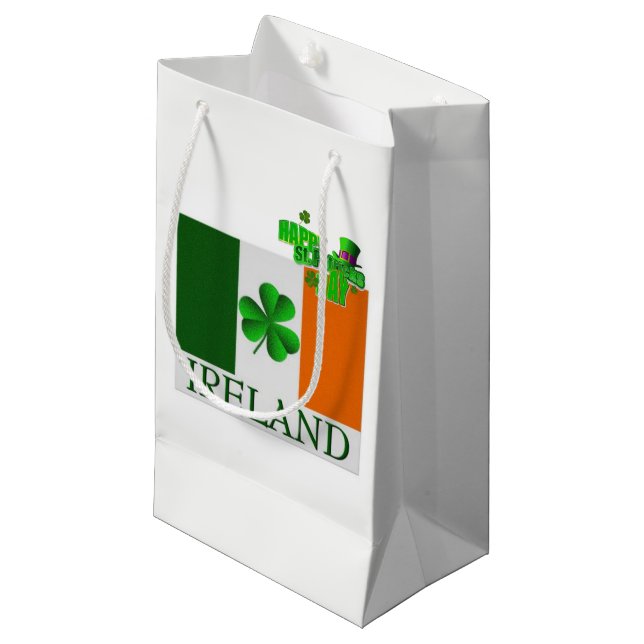 St. Patrick's Day Gift Bag (Front Angled)
