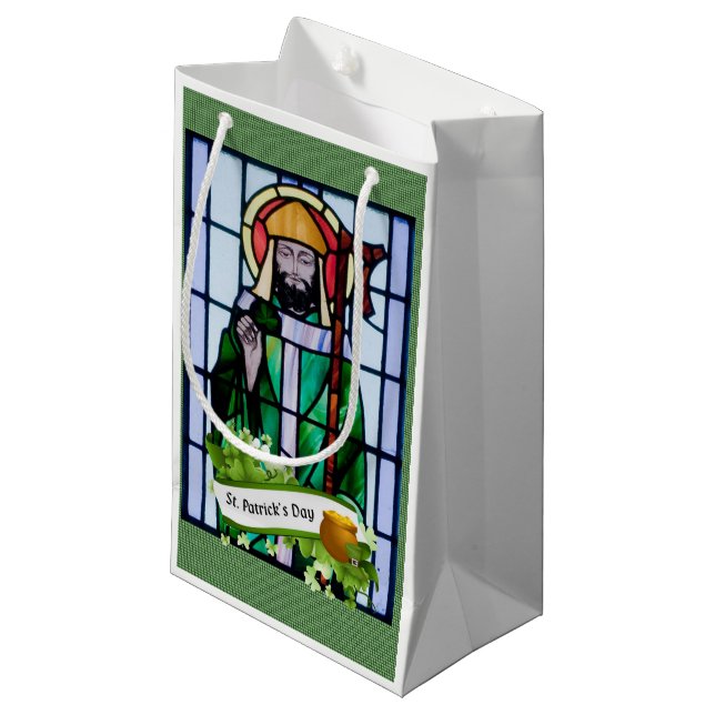 St. Patrick's Day Gift Bag (Front Angled)