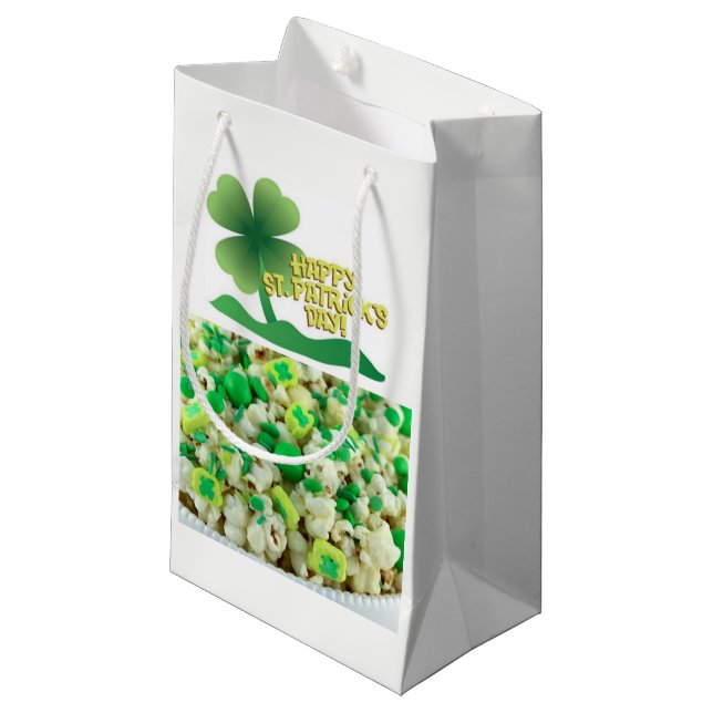 St. Patrick's Day Gift Bag (Front Angled)