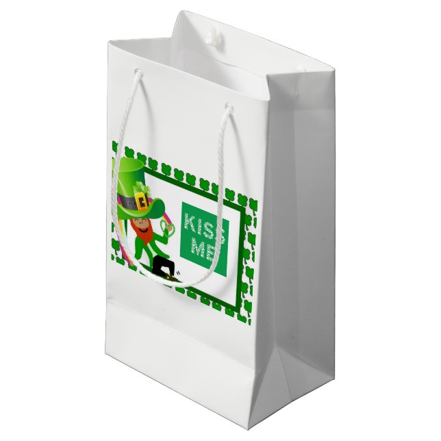 St. Patrick's Day Gift Bag (Front Angled)