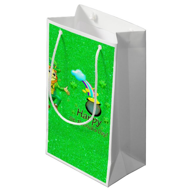 St. Patrick's Day Gift Bag (Front Angled)