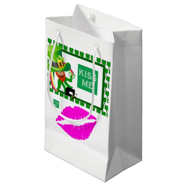St. Patrick's Day Gift Bag (Front Angled)